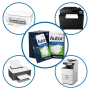 Confezione Multipla Di Carta Ledema Autor A4 80 G/M² Kit Da 5 Risme
