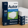 Confezione Multipla Di Carta Ledema Autor A4 80 G/M² Kit Da 5 Risme
