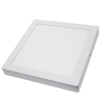 Plafoniera LED Soffitto 24Watt Slim Quadra Alimentatore Incluso