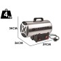 Generatore D’Aria Calda A Gas Diretto Kemper 65311 10 Kw Portatile