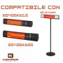 Piantana Professionale Kemper AA602 Per Lampade A Infrarossi