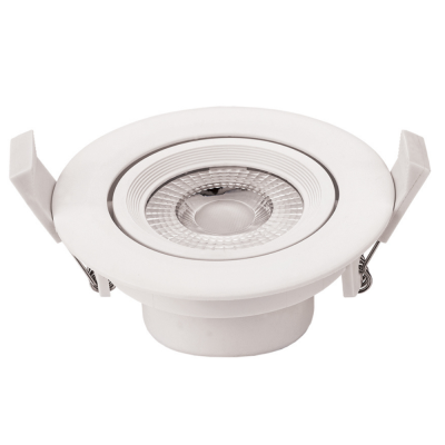 Faretto LED Incasso Orientabile Tondo Soffitto 5Watt Driver Incluso