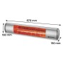 Riscaldatore Elettrico Infrarossi Kemper 2000W Ad Alta Efficienza