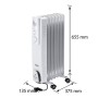 Elettro­Radiatore Ad Olio Kemper Erc2-1507 per Riscaldamento Efficiente