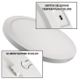Plafoniera Led Slim Tonda Optonica 2587 30W Con Tecnologia CCT 3000 Lumen Luce 3000K-6000K luce calda e luce fredda