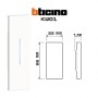 Cover Illuminabile Bticino 1 Modulo per un Design Moderno