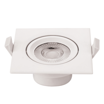 Faretto LED Incasso Orientabile Quadro Soffitto 5Watt Driver Incluso