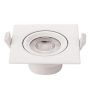 Faretto LED Incasso Orientabile Quadro Soffitto 7Watt Driver Incluso