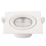 Faretto LED Incasso Orientabile Quadro Soffitto 10Watt Driver Incluso