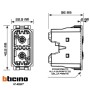 Pulsante Doppio Bticino Living Now K4037 per Tapparelle