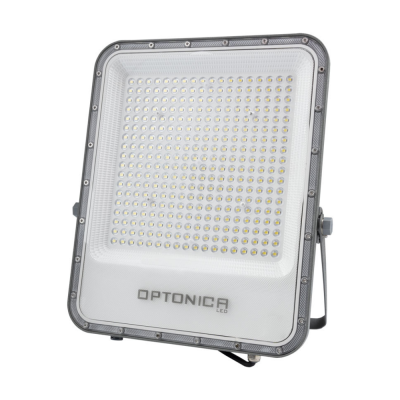 Proiettore LED 300 Watt Slim Metallo Grigio  IP65  Equivalente 1827  Watt