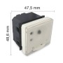 Bticino Axolute HD4380 Torcia Ricaricabile  con Base 2 Moduli
