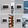 Placca Metallica Bticino Livinglight Air LNC4804TE 4 Moduli Ultrapiatta