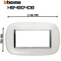 Placca Ellittica Bticino Axolute In Tecnopolimero Bianco