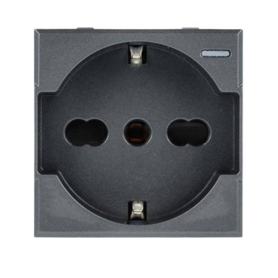 Bticino Axolute Hs4140/16 Presa Bipasso  Antracite Elegante e Funzionale