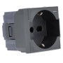 Bticino Axolute Hs4140/16 Presa Bipasso  Antracite Elegante e Funzionale