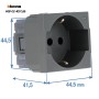 Bticino Axolute Hs4140/16 Presa Bipasso  Antracite Elegante e Funzionale