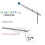 Antenna Logaritmica Uhf Maxital Loguhf-5G Con Filtro 5G