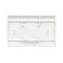 Copritasto Illuminabile Bianco 3 Moduli Per Impianti Livinglight