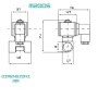 Valvola A Solenoide 2 Vie Nc In Ottone 5 Mm Per Impianti Fluidi