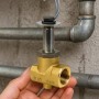 Valvola A Solenoide 2 Vie Nc In Ottone 5 Mm Per Impianti Fluidi