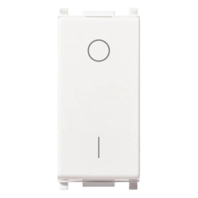 Vimar 14015 Serie Plana Interruttore Bipolare  2P 16AX Bianco
