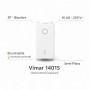 Vimar 14015 Serie Plana Interruttore Bipolare  2P 16AX Bianco