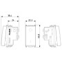 Vimar 14015 Serie Plana Interruttore Bipolare  2P 16AX Bianco