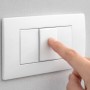 Vimar 14004 Serie Plana Deviatore 1P 10AX Illuminabile Bianco 