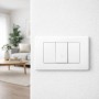 Vimar 14004 Serie Plana Deviatore 1P 10AX Illuminabile Bianco 