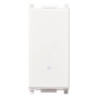 Vimar 14008  Serie Plana Pulsante 1P no 10 A 250 V~ Illuminabile Tasto Sostituibile Bianco