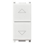 Vimar 14062 Serie Plana  due Pulsanti Interbloccati 1P NO 10 A 250 V~ Bianco