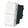 Vimar 14062 Serie Plana  due Pulsanti Interbloccati 1P NO 10 A 250 V~ Bianco
