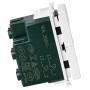 Vimar 14062 Serie Plana  due Pulsanti Interbloccati 1P NO 10 A 250 V~ Bianco