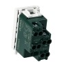 Vimar 14062 Serie Plana  due Pulsanti Interbloccati 1P NO 10 A 250 V~ Bianco