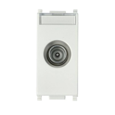 Vimar 14300.10 Serie Plana  Presa TV-Rd-Sat Passante Bianco 