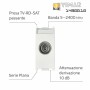 Vimar 14300.10 Serie Plana  Presa TV-Rd-Sat Passante Bianco 