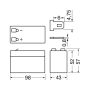 Batteria Piombo 12 Volt 1,3 Ampere Ricaricabile