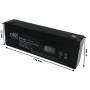 Batteria Piombo 12 Volt 2,3 Ampere Ricaricabile