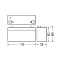 Batteria Piombo 12 Volt 2,3 Ampere Ricaricabile