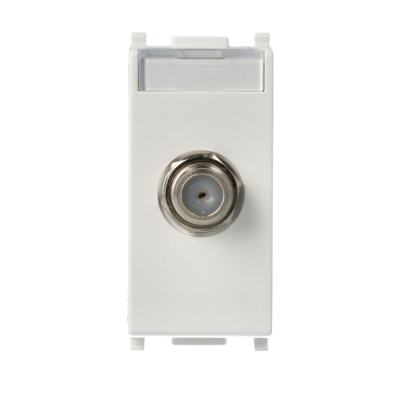 Vimar Serie Plana  14318 Presa Coassiale Tipo F Femmina  Bianca