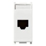 Vimar Serie Plana 14338.8 Presa RJ45 Cat. 5e UTP Netsafe Bianca
