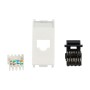Vimar Serie Plana 14338.8 Presa RJ45 Cat. 5e UTP Netsafe Bianca
