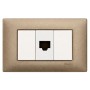 Vimar Serie Plana 14338.8 Presa RJ45 Cat. 5e UTP Netsafe Bianca