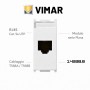 Vimar Serie Plana 14338.8 Presa RJ45 Cat. 5e UTP Netsafe Bianca
