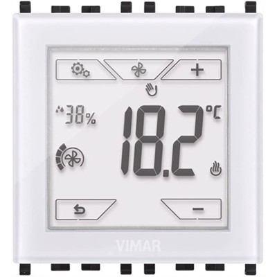 Vimar Termostato Touch KNX 2M Controllo Temperatura Ambiente 