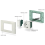 Vimar Plana Supporto Scatola 2 Moduli 14602