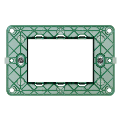 Vimar 14613 Supporto 3 Moduli con Viti per Scatole da Incasso