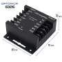 Optonica 6326 Amplificatore Striscia LED RGB 12-24V Potenza 288W/576W Ferro Nero