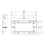 Vimar 14614 Supporto 4 Moduli con Viti per Scatole da Incasso 